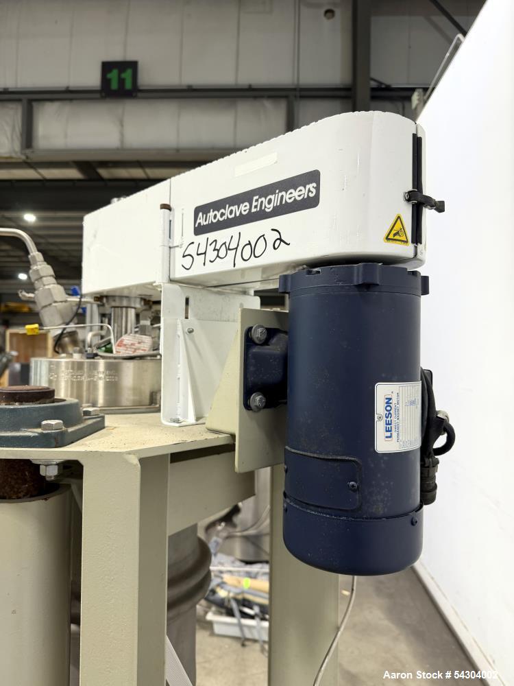 Used Autoclave Engineers 5 Gallon High Pressure Reactor System – 1900 PSI Jacketed Vessel with Agitation Package