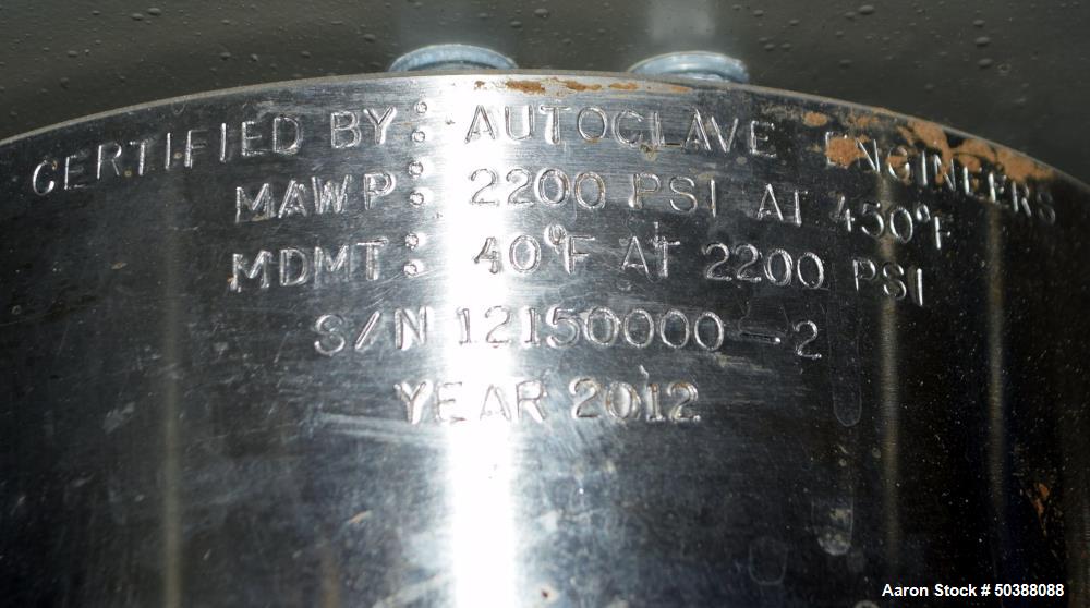 Used Autoclave Engineers Zipperclave Autoclave