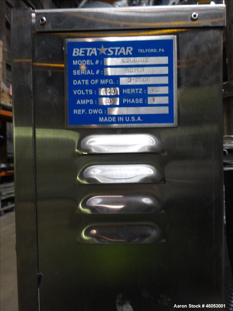 Used Beta Star Sterilizer, C2002BS Autoclave