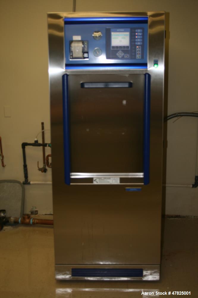 Used Getinge Autoclave; Model 533LS. Chamber height: 21.0 in. (533mm), chamber width: 21.0 in. (533mm), chamber depth: 38.0 in. (965mm), chamber footprint: 9.7 cu. ft. (275L). Cycles types available:...