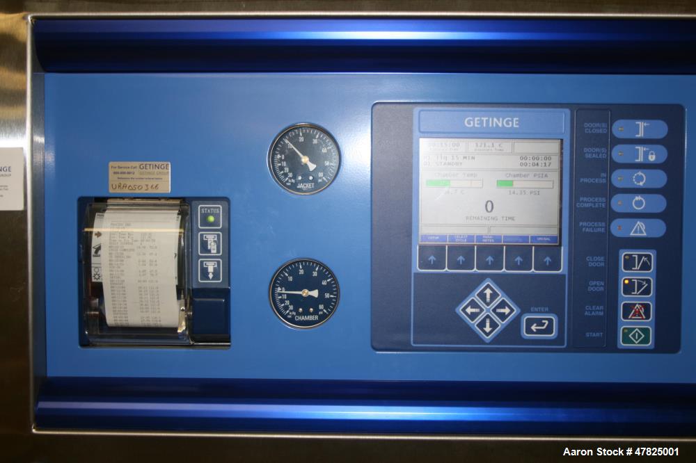 Used Getinge Autoclave; Model 533LS. Chamber hei