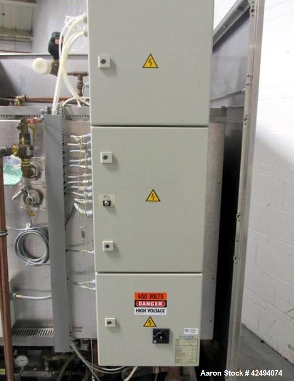 Used Getinge Autoclave, Model GE 6610 AC-1. Stainless steel construction. Internal rated 45psi and Full Vacuum at 300 degrees F. Jacket rated for 45 psi and Full Vacuum at 300 degrees F. With control...