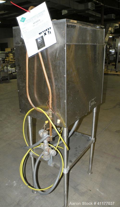 Used Market Forge Sterilmatic Sterilizer, Model STM-E. 16" diameter x 26" deep aluminum 3 cubic feet horizontal chamber rated 17.8 psi at 254 deg.f., and –10 deg.f. at 30 psi. 13 1/2" wide and 11" hi...