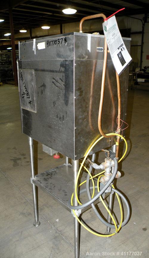 Used Market Forge Sterilmatic Sterilizer, Model STM-E. 16" diameter x 26" deep aluminum 3 cubic feet horizontal chamber rated 17.8 psi at 254 deg.f., and –10 deg.f. at 30 psi. 13 1/2" wide and 11" hi...