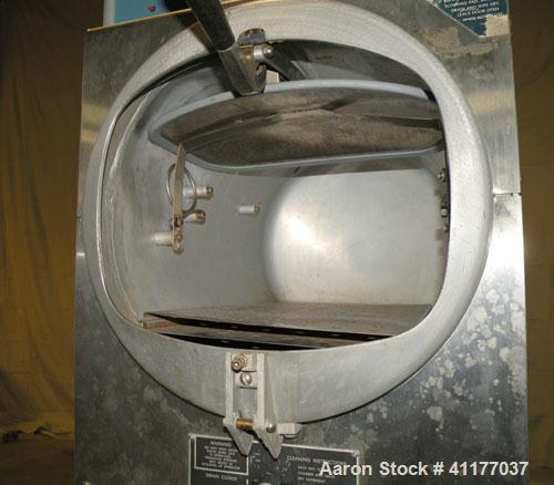 Used Market Forge Sterilmatic Sterilizer, Model STM-E. 16" diameter x 26" deep aluminum 3 cubic feet horizontal chamber rated 17.8 psi at 254 deg.f., and –10 deg.f. at 30 psi. 13 1/2" wide and 11" hi...