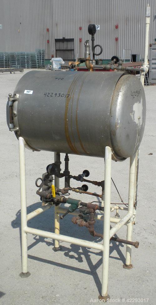 Used Cylinderical Autoclave, Copper. 21" Diamete