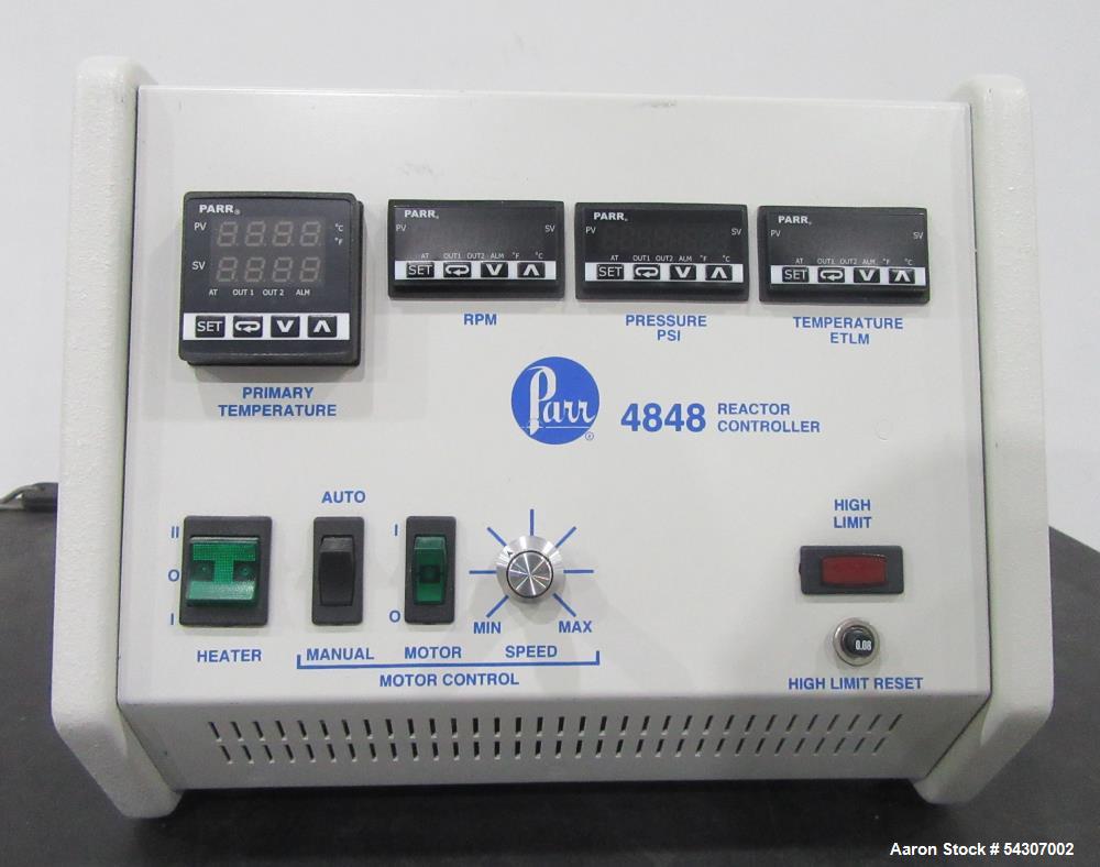 Used Parr Model 4526 Bench Top Reactor 2L 1900 PSI with 4848 Controller