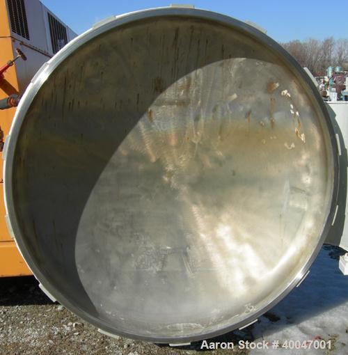 Used-  WSF Industries Horizontal Autoclave / Sterlizer, 316L Stainless Steel.  Approximately  72" diameter x 8' long.  Inte...