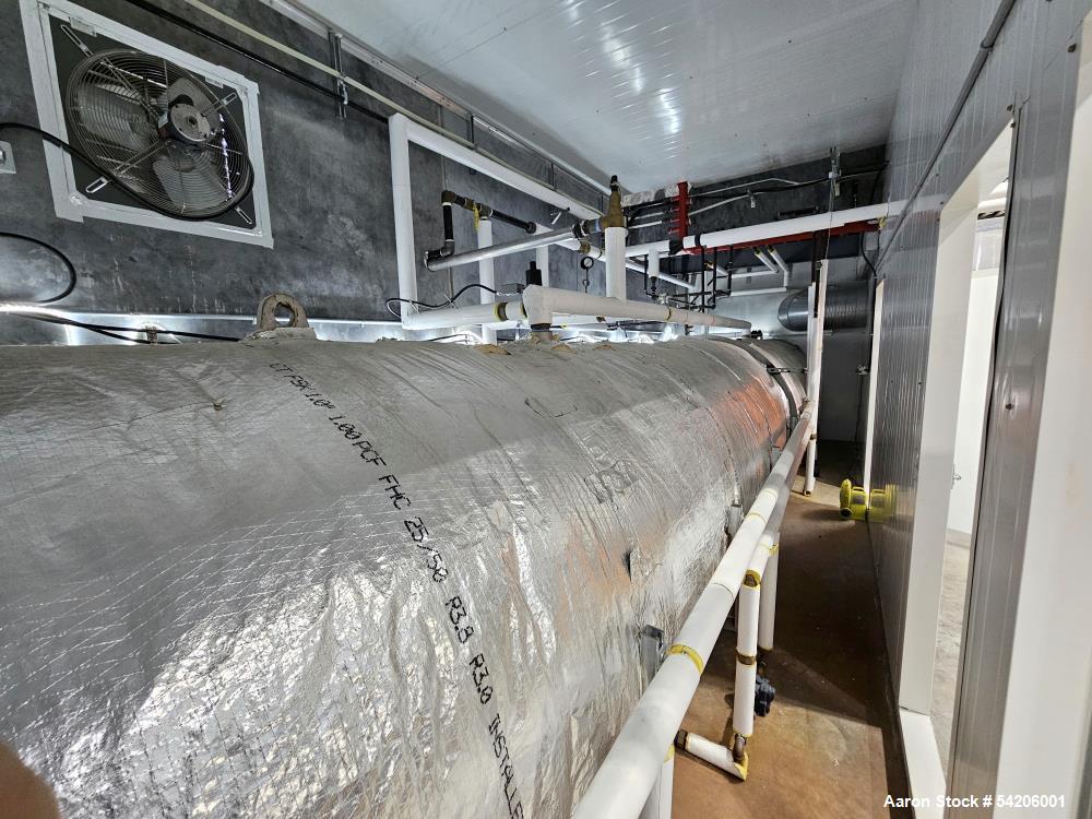 Used WSF Industries Horizontal Double-Door Pressure Vessel / Autoclave | 40’ x 5’3” | 30 PSI Steam Heated | Rebuilt 2019 | Includes Roll Carts & Bins