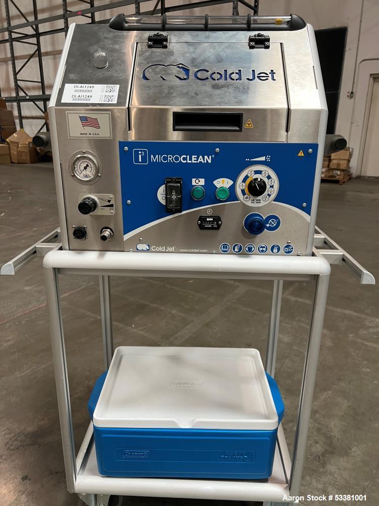 Used- Cold Jet Dry Ice Blasting Machine, Model i3 MicroClean.