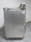 Used Getinge Sterilizer Autoclave, Model 91415. Stainless steel product contact surfaces, dual sided pass thru design with pneumatic door closure, 2010 liter chamber volume, approximately 870 mm wide...