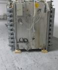 Used Getinge Sterilizer Autoclave, Model 91415. Stainless steel product contact surfaces, dual sided pass thru design with pneumatic door closure, 2010 liter chamber volume, approximately 870 mm wide...