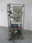 Used Getinge Sterilizer Autoclave, Model 91415. Stainless steel product contact surfaces, dual sided pass thru design with pneumatic door closure, 2010 liter chamber volume, approximately 870 mm wide...