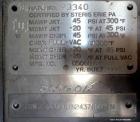 Used Steris (Amsco) Single Door Pharmaceutical Autoclave, Model SV-160H, prevac steam sterilizer. Camber rated Full Vacuum at 300 degrees F, jacket rated 45 psi at 300 degrees F. Includes portable ca...