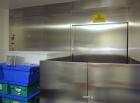 Used- Fedegari Pass Thru Autoclave, Model FOAF8/DD. 316 Stainless steel. Dual door, cart with trays and controls. PRICE INCL...