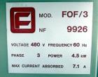 Used Fedegari Autoclave, Model FOF/3.