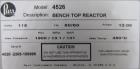 Used Parr Model 4526 Bench Top Reactor 2L 1900 PSI with 4848 Controller
