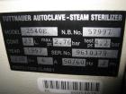 Used- Tuttnauer Brinkmann Autoclave Steam Sterilizer, Model 2540E. 2.76 Bar max pressure, 230 volt, serial# 9610379, nationa...