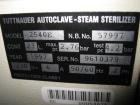 Used Tuttnauer Brinkmann Autoclave Steam Sterilizer, Model 2540E. 2.76 Bar max pressure, 230 volt, serial# 9610379, national board# 57997, new 1997.