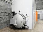 Used WSF Industries Horizontal Double-Door Pressure Vessel / Autoclave | 40’ x 5’3” | 30 PSI Steam Heated | Rebuilt 2019 | Includes Roll Carts & Bins