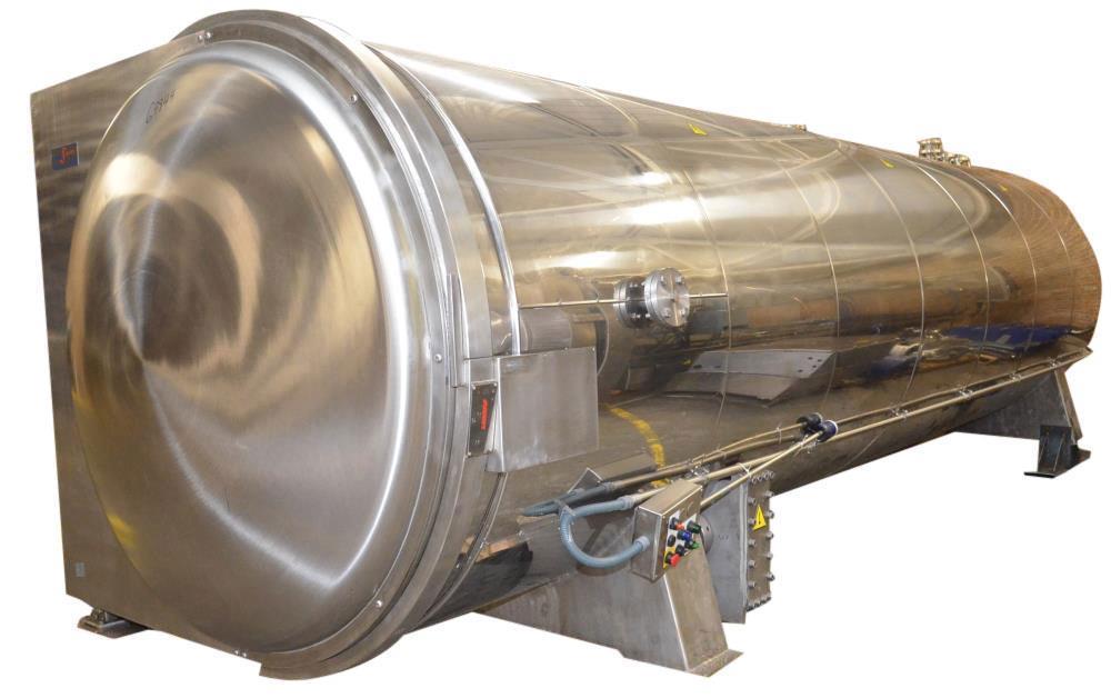 Used - Stock Surdry 5-Basket S/S Horizontal Rotary Batch Retort