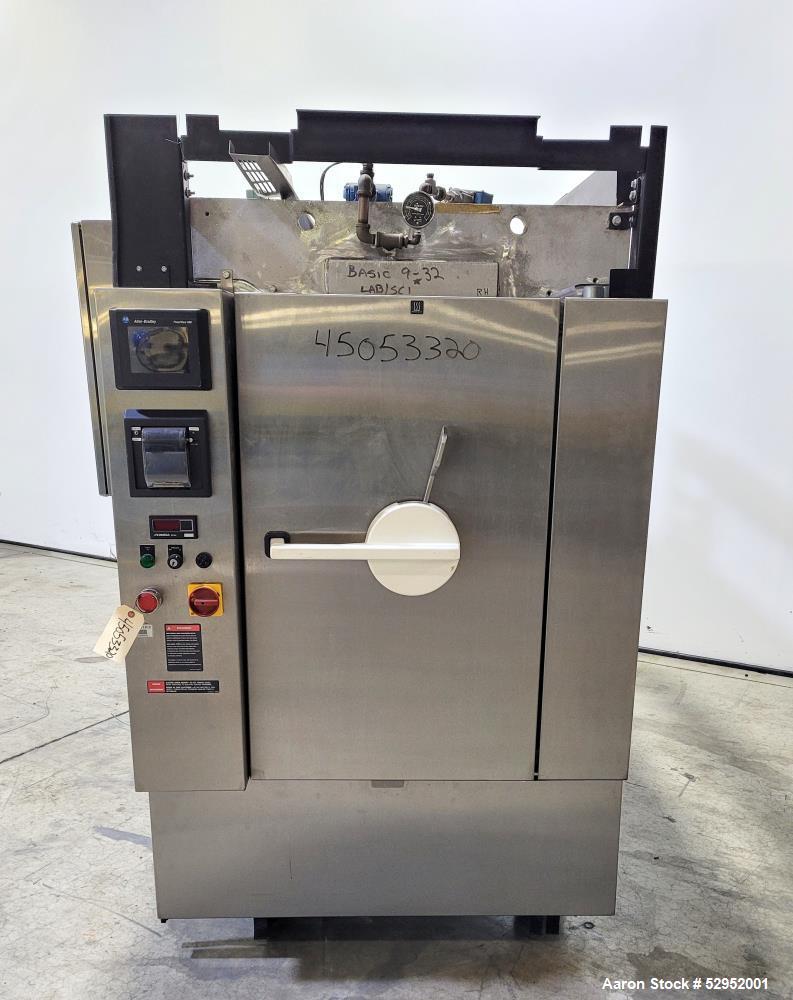 Unused- Steris (Amsco) Century Series Single Door Sterilizer, 15 GPM. Chamber size: 34" wide x 52" tall x 66" deep with Prev...