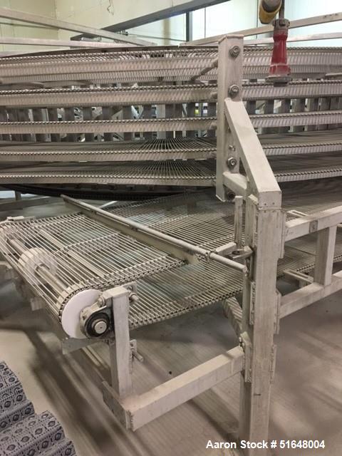 Used LJ White Model 23040 Spiral Cooling Conveyor – 20' Diameter, 5 Revolutions