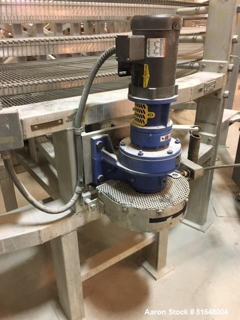 Used LJ White Model 23040 Spiral Cooling Conveyor – 20' Diameter, 5 Revolutions