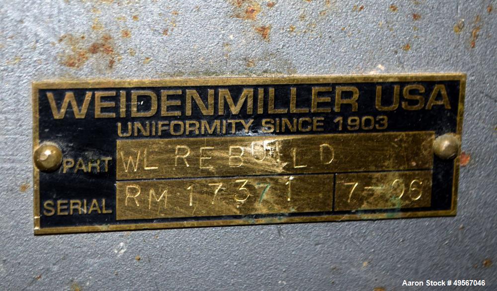 Used Werner 390 Rotary Moulder