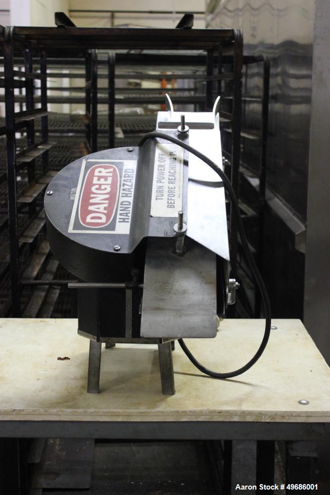 Used Orel Bakery Equipment Pita Bread Oven, Model P Tunnel Oven. In Feed, Transfer Conveyor gas Flat Bread/Pita Oven. Continuous Feed. Dimensions: 30' x 9' x 9'. Control Panel: 30" wide x 12" deep x ...