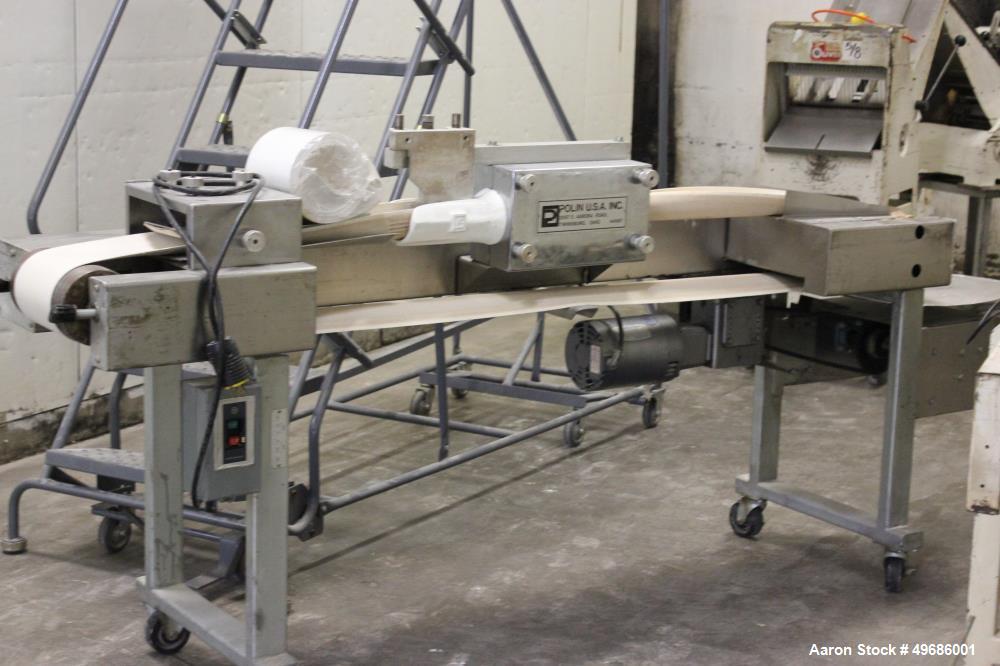 Used Orel Bakery Equipment Pita Bread Oven, Model P Tunnel Oven. In Feed, Transfer Conveyor gas Flat Bread/Pita Oven. Continuous Feed. Dimensions: 30' x 9' x 9'. Control Panel: 30" wide x 12" deep x ...