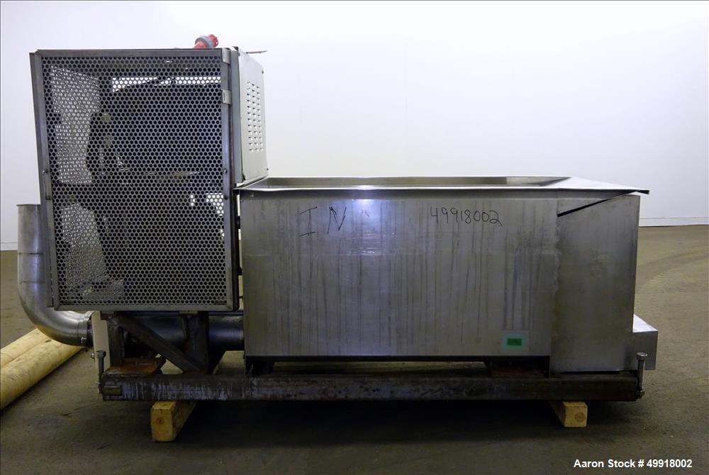 Used Stainless Steel Dual Auger Dough Pump.