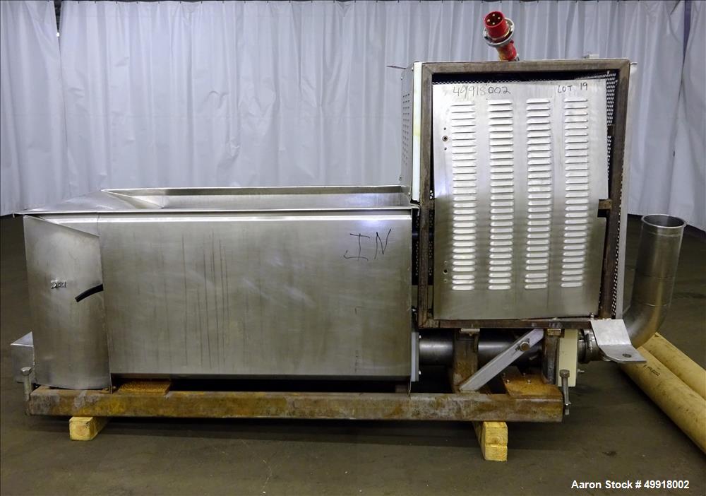Used Stainless Steel Dual Auger Dough Pump.
