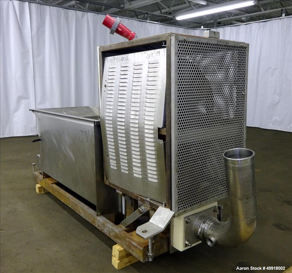 Used Stainless Steel Dual Auger Dough Pump.