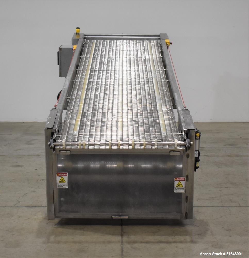 Used Superior Food Machinery Tortilla Cooling Conveyor. 5-Tier. Wire mesh conveyor 36" wide. Driven by a 1hp, 3/60/208-230/460 volt, 1725 rpm gear motor. Control panel with Allen Bradley Powerflex 4....