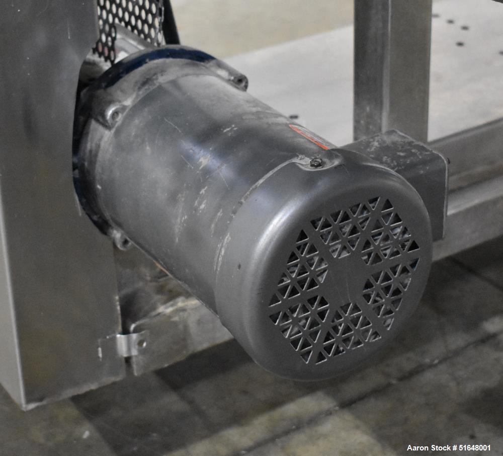Used Superior Food Machinery Tortilla Cooling Conveyor. 5-Tier. Wire mesh conveyor 36" wide. Driven by a 1hp, 3/60/208-230/460 volt, 1725 rpm gear motor. Control panel with Allen Bradley Powerflex 4....