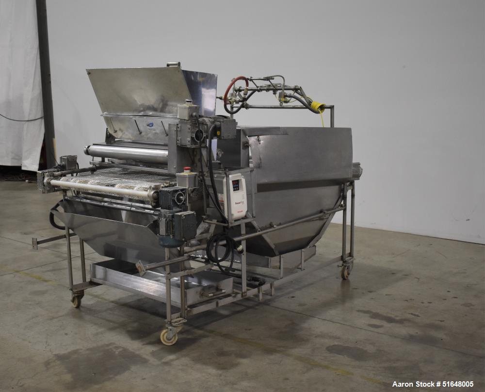 Industrial Dry Ingredient Spreader - Martin E-Z Spreader, Spray Nozzles, Wire Belt