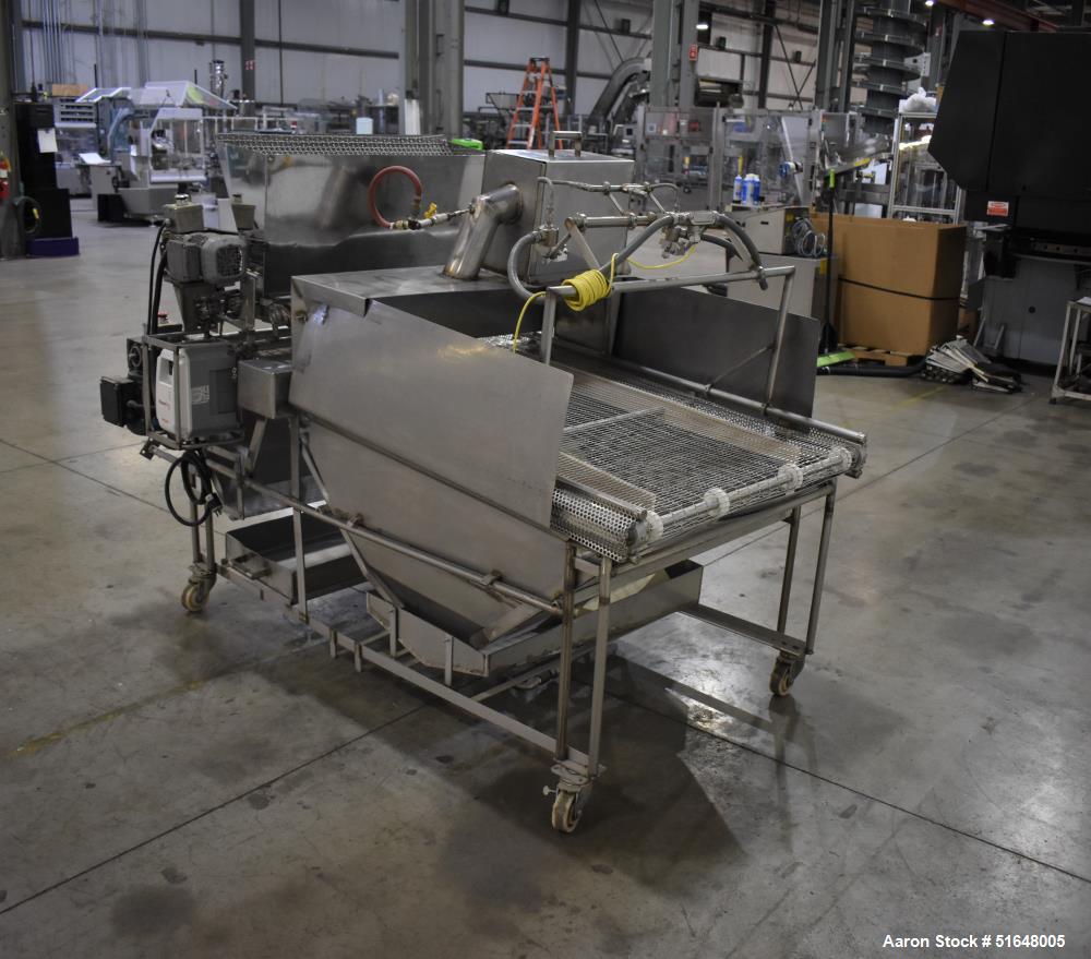 Industrial Dry Ingredient Spreader - Martin E-Z Spreader, Spray Nozzles, Wire Belt