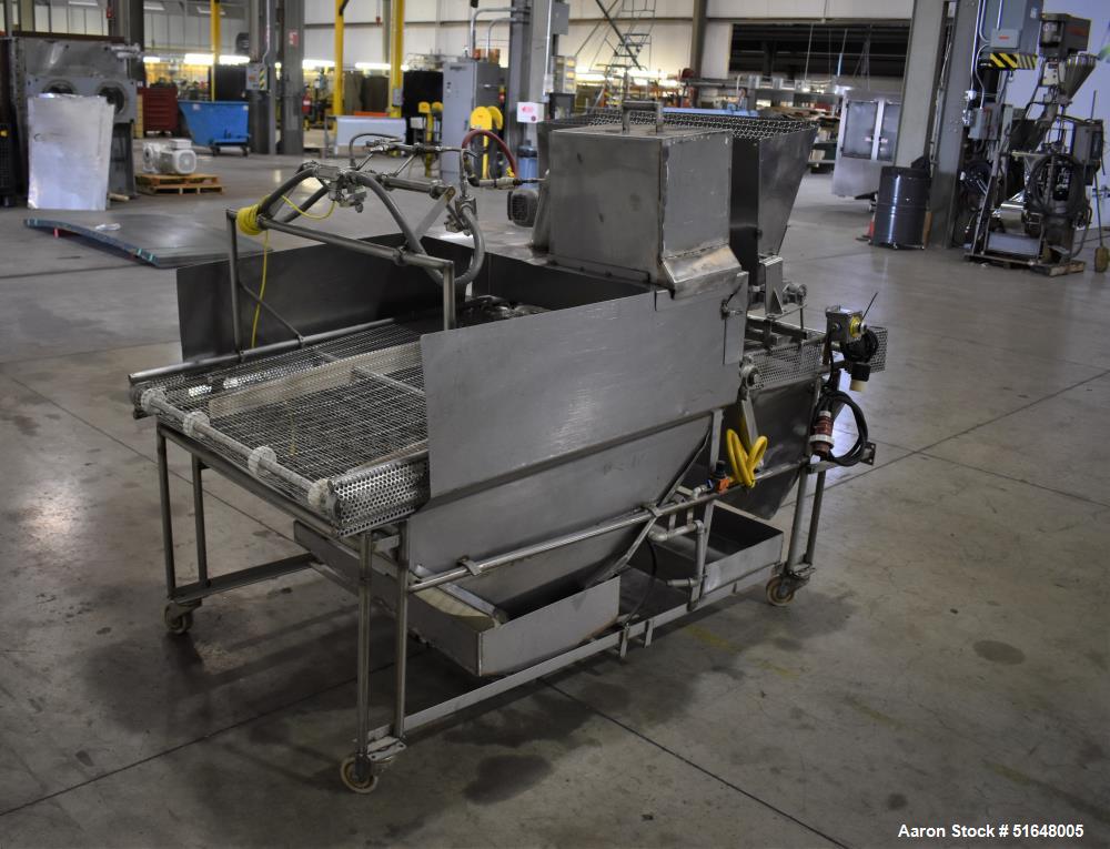 Industrial Dry Ingredient Spreader - Martin E-Z Spreader, Spray Nozzles, Wire Belt