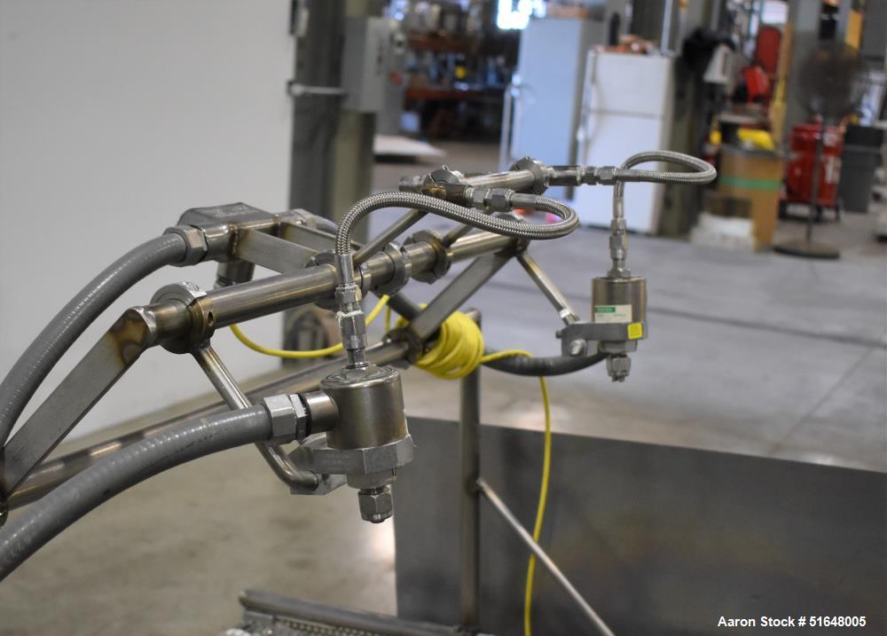 Industrial Dry Ingredient Spreader - Martin E-Z Spreader, Spray Nozzles, Wire Belt