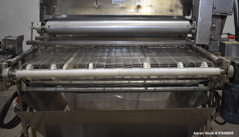 Industrial Dry Ingredient Spreader - Martin E-Z Spreader, Spray Nozzles, Wire Belt