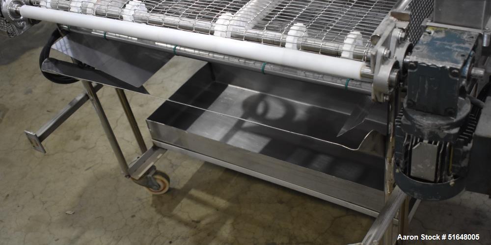 Industrial Dry Ingredient Spreader - Martin E-Z Spreader, Spray Nozzles, Wire Belt