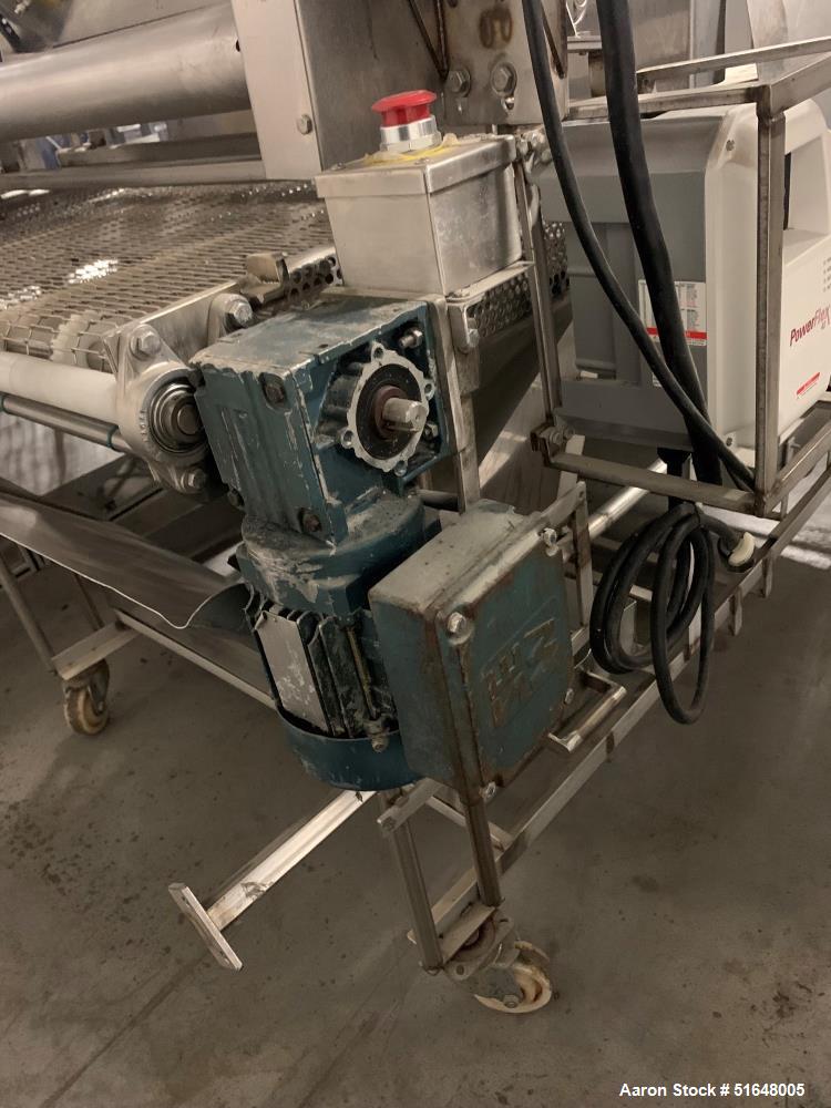 Industrial Dry Ingredient Spreader - Martin E-Z Spreader, Spray Nozzles, Wire Belt