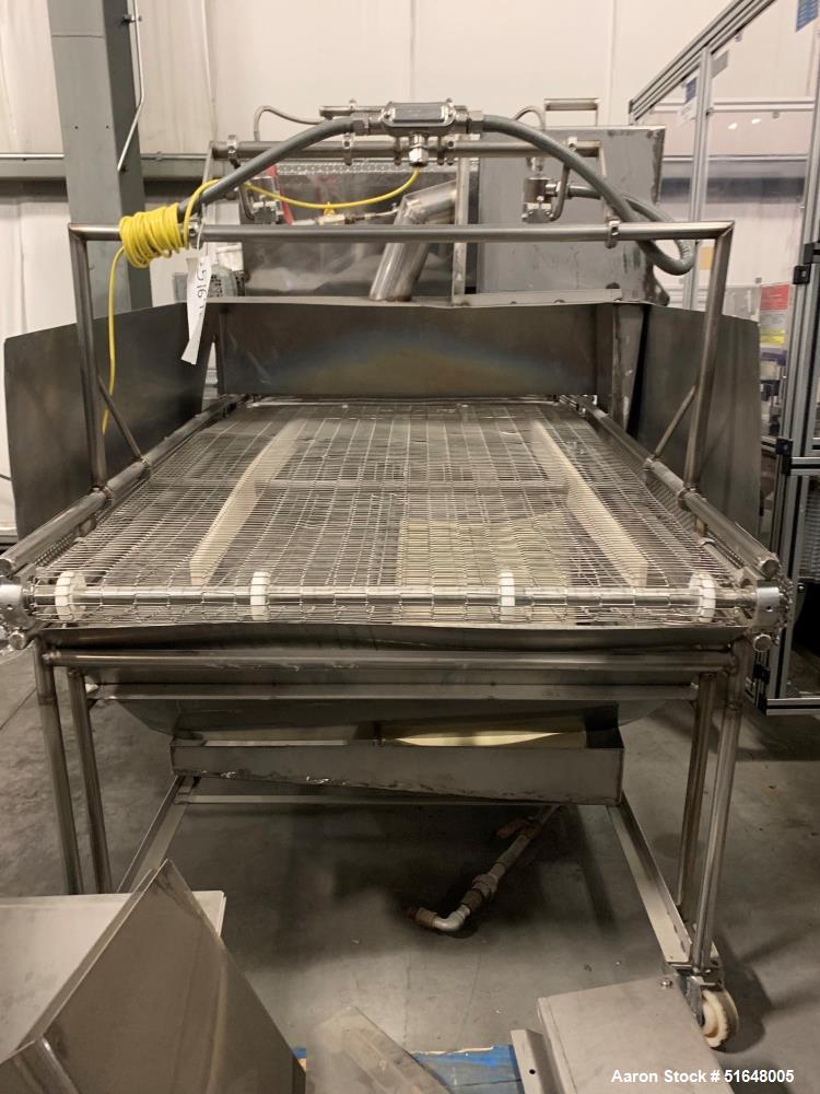 Industrial Dry Ingredient Spreader - Martin E-Z Spreader, Spray Nozzles, Wire Belt
