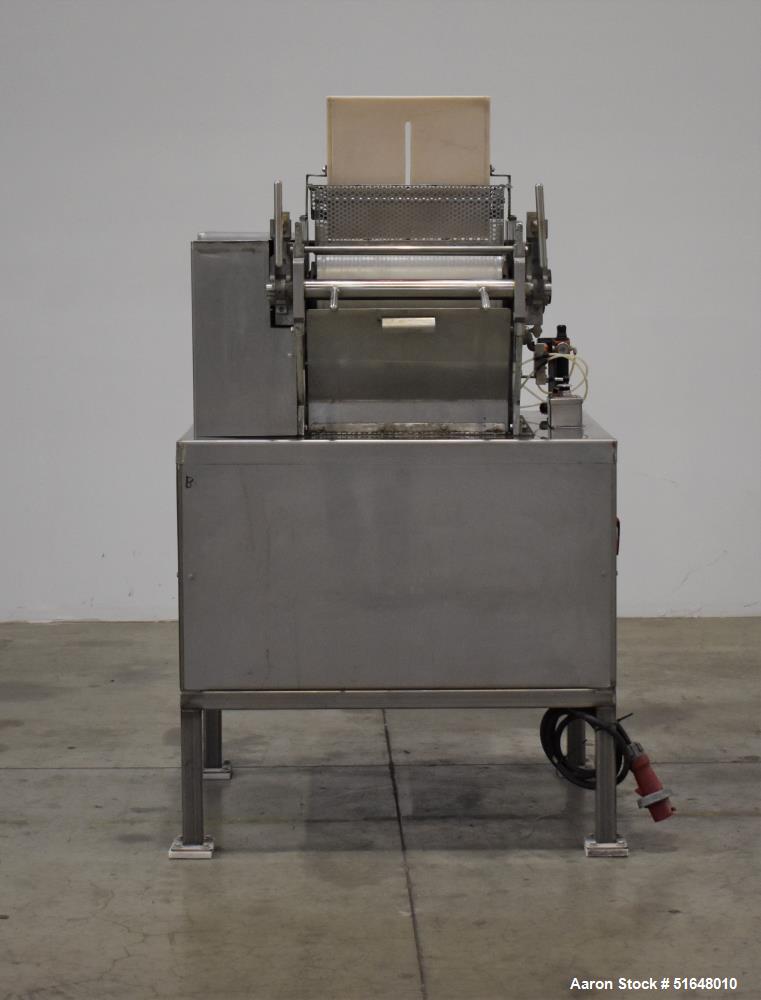 Used- Dough Extruder/Sheeter with Rotary Docking/Cutter Roller