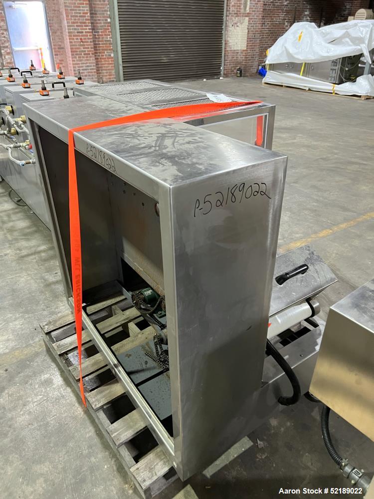 Used- Loynds 300 mm Wide Rolling & Scoring Line. Designed to make chiclets. Consisting of model GFL Dual Twin Screw Extruder...