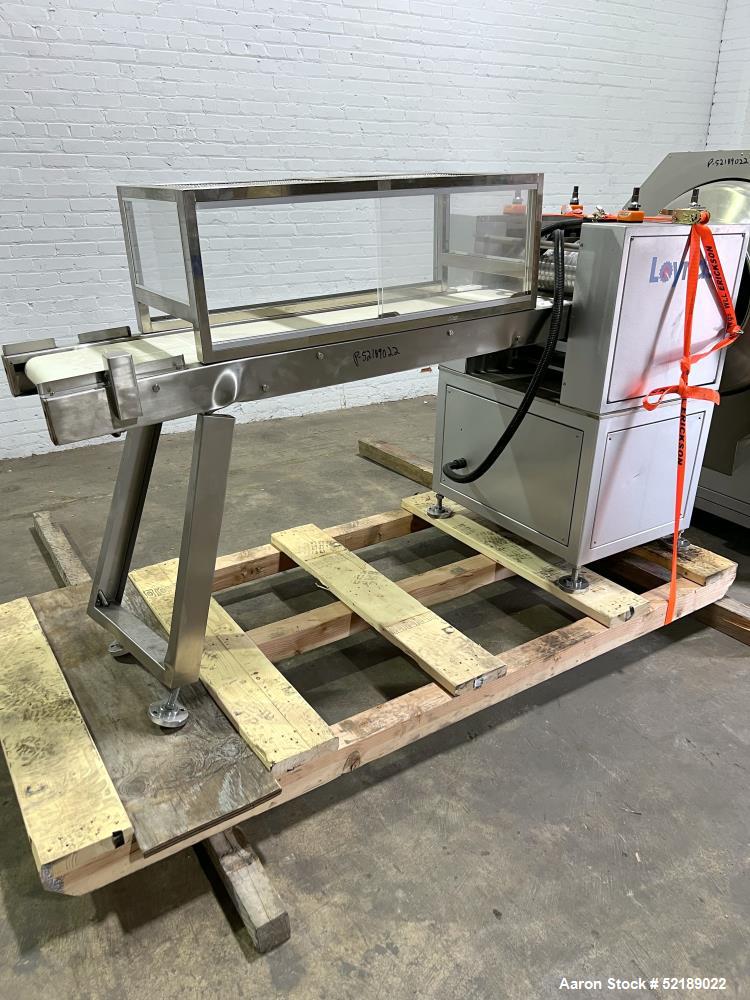 Used- Loynds 300 mm Wide Rolling & Scoring Line. Designed to make chiclets. Consisting of model GFL Dual Twin Screw Extruder...