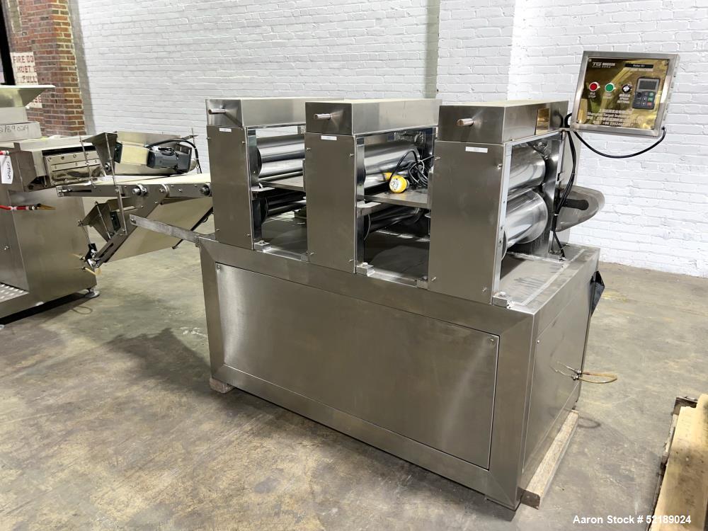 Used Shangha Target 11" Rolling & Scoring Line with Extruder – Chiclet Production