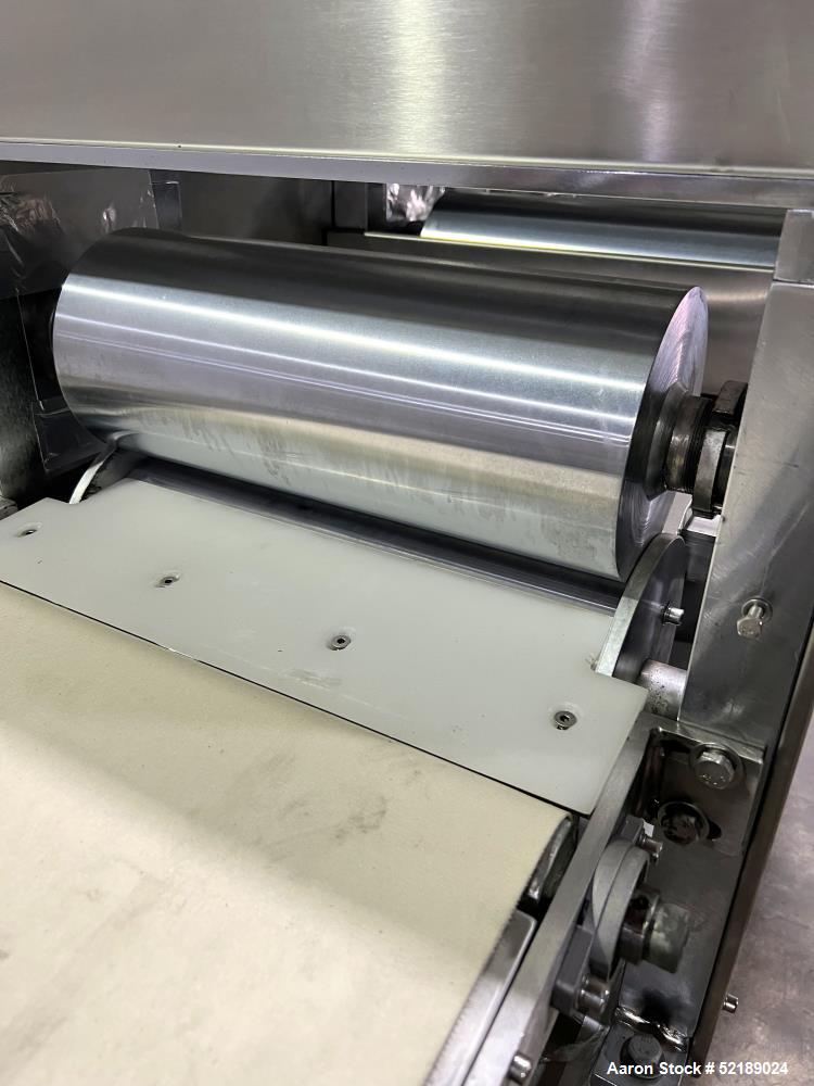 Used- Shangha Target 11" Rolling & Scoring Line. Designed to make chiclets. Consisting of: Twin Screw extruder with 5" diame...
