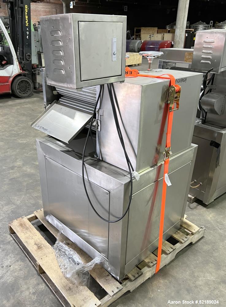 Used- Shangha Target 11" Rolling & Scoring Line. Designed to make chiclets. Consisting of: Twin Screw extruder with 5" diame...